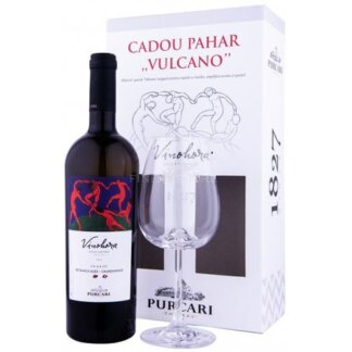 Purcari Vinohora Feteasca Alba & Chardonnay Sec Cu Pahare