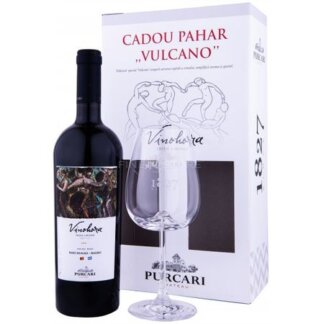 Purcari Vinohora Rara Neagra & Malbec Sec Cu Pahare
