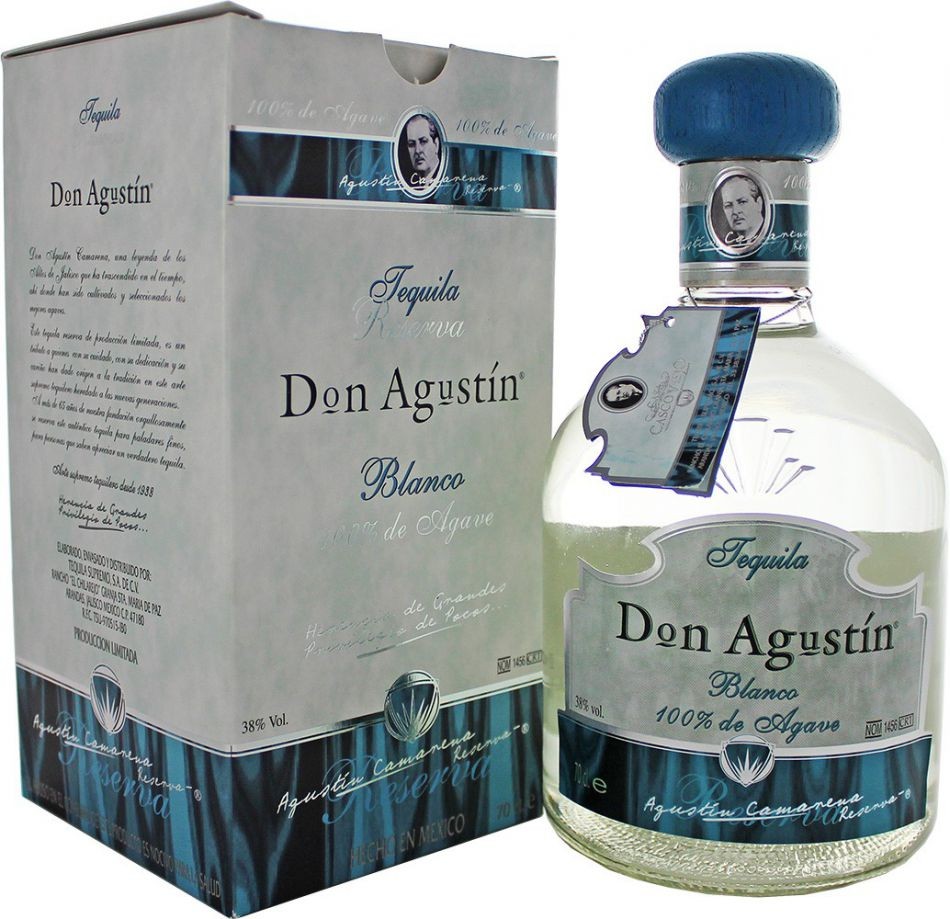 Don Agustin Blanco 100% Agave Tequila